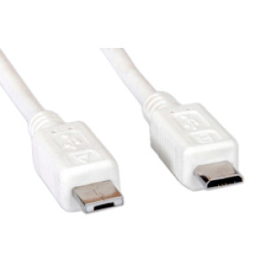 Roline VALUE USB2.0 kabel TIP Micro A(M) na Micro B(M), 1.8m, bijeli  / 11.99.8753